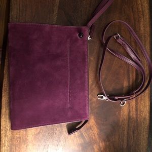 Plum Suede Purse